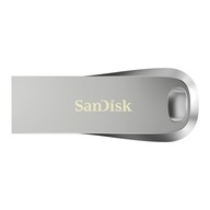 Pendrive SanDisk Ultra Lux SDCZ74-128G-G46 (128 GB; USB 3.0; strieborná farba)