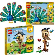 LEGO Creator 31157 EXOTICKÝ PÁV + 31143 VTÁČÍ DOMČEK