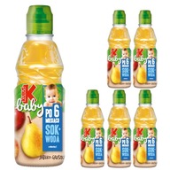 ŠŤAVA + VODA Kubuś baby jablko hruška 6 x 300 ml