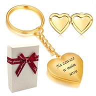 Otváracia sekretárka HEART Keychain s GRAVÍROU