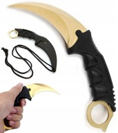 KARAMBIT KNIFE CS:GO ZLATÝ VÝCVIKOVÝ Púzdro na nože