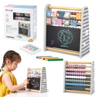 VZDELÁVACIE SENZORY MONTESSORI CHALK TABULE MANIPULATÍVNY DARČEK >