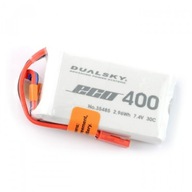 Li-Pol Dualsky 400mAh 30C 2S 7,4V balenie