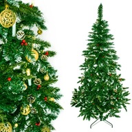 Umelý vianočný stromček JEDĽA 180cm STOJAN hrubé šišky