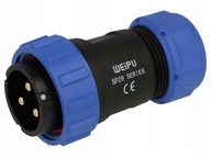 ZÁSTRČKA 3 pinová 10mm2 50A 500V IP68 Weipu