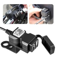 VODEODOLNÁ 2x USB NABÍJAČKA NA MOTORKY