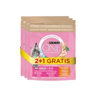 Purina ONE JUNIOR kuracie celozrnné 3x800g