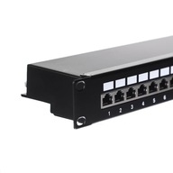 Netrack patch panel 19'' 24-port kat. 6 FTP, so str