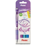 Pentel EnerGel BL77 guľôčkové perá Lavender Provence (4)