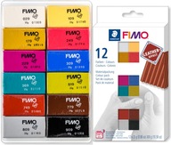 Staedtler Fimo PLASTOVÁ HMOTA 12 farieb KOŽA