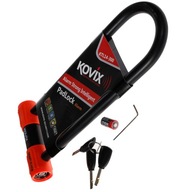 Visiaci zámok U-Lock s alarmom KOVIX KTL14-300 čierny