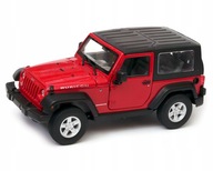 Jeep Wrangler 2007 Welly v mierke 1:24 červená ZD