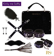 RS KINKY ME SOFTLY BLACK - SADA PRÍSLUŠENSTVA BDSM