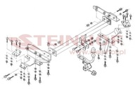 STT-124 ŤAŽNÝ HÁK TOYOTA COROLLA VERSO 04/2004-2009 STEINHOF