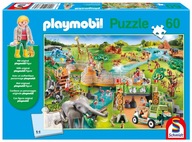 Puzzle 60 dielikov PLAYMOBIL Zoo + figúrka