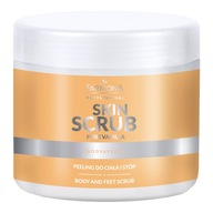 Farmona skin scrub čistý vanilkový peeling na telo a chodidlá 500 g