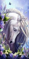 Diamantová výšivka diamantov maľba mozaiky Unicorn 45x85 cm set 5d