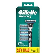 Gillette Mach 3 + 6 kazetový holiaci strojček