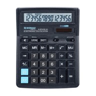Kancelárska kalkulačka 16-miestna 190x143x40 mm čierna