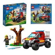 LEGO City 603860 60393 Hasičské auto 4x4 JEEP Záchranné misijné vozidlo