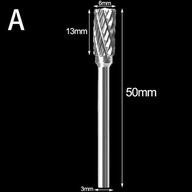 Odihlovacia fréza 1ks Tungsten Steel Dye K