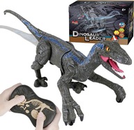 VEĽKÝ DINOSAUR DIAĽKOVO OVLÁDANÝ ROBOT CHODÍ, HROZÍ, SVETLÁ LED VELOCIRAPTOR