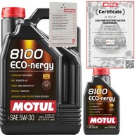 MOTUL 8100 ECO-NERGY 5W30 A5/B5 6L RN0700 FORD WSS-M2C913-D + PRÍV.