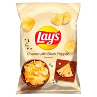 Lay's Potato chips s príchuťou syra a čierneho korenia 130 g