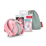 Chrániče sluchu, chrániče sluchu pre deti od 5 rokov Alpine Muffy Pink