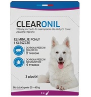 Clearonil kvapky na kliešte pre psov 20-40kg x3