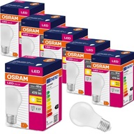 Osram LED žiarovka E27 4,9W=40W 470lm 2700K x6