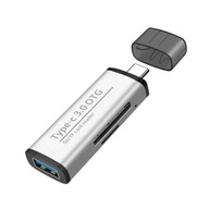 SPU-CR03 USB-C čítačka kariet pre SD, micro SD, USB