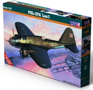 Stavebnica modelu Mistercraft D-06 PZL P-37A Łoś