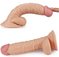 Flexibilný penis 19 cm Lovetoy dildo s prísavkou