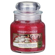 YANKEE CANDLE PEPPERMINT PINWHEELS MALÁ SVIEČKA