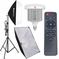 Softbox štúdiová lampa 50x70 1050w diaľkové ovládanie