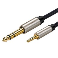 UZELENÝ KÁBEL ADAPTÉRA AUDIO KÁBEL MINI KONEKTOR 3,5 MM DO KONEKTORA 6,35 MM TRS 3M