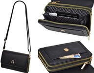 LuluCastagnette mini Dámska messenger taška, peňaženka, taška cez rameno, popruh