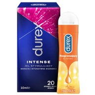 DUREX SET Intenzívny gél 10 ml + Hrejivý gél 50 ml zosilňujúci orgazmus