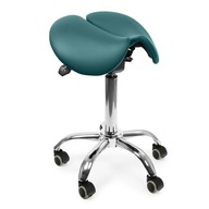 Ergonomická stolička s výškovým nastavením a stolová taburetka SELLA modrá