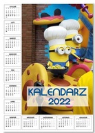 A3 PLAGÁT KALENDÁR MINIONS DARČEK