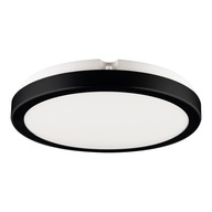 VERA stropná lampa čierna neutrálna farba 4000K 24W LED IP65 28cm dizajn