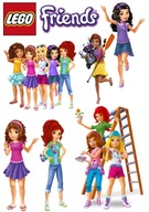 Tortová oblátka LEGO FRIENDS Sugar Print A4