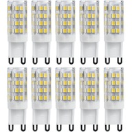 10x G9 LED ŽIAROVKA 5W 230V NEUTRÁLNE BIELE DENNÉ SVETLO 4000K 450lm NEBLIKÁ