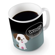 Prekvapivý pohár Pes mení farbu woof