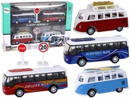 Kempingové autobusy s trecím pohonom 1:87 4 kusy - sada modelov