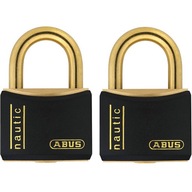 ABUS Marine 718/40 B mosadzný visiaci zámok SET 2 ks.