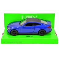 WELLY 1:34 BMW M4 2020 MODRÁ