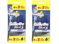 GILLETTE BLUE 3 holiaci strojček 6 ks HLADK