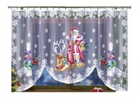 Vianočný záves Santa Claus 300x150cm (sviatky)